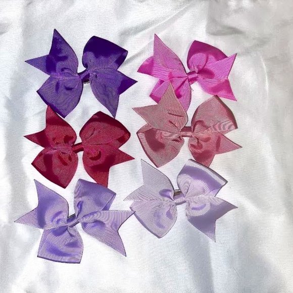 Purple Medium Bows - Picture 1 of 1